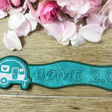 Stickdatei 3D-Anhänger HOME 2.0 , 3D-Stick, Lesezeichen