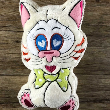 Stickdatei ITH Katze KARLO für Rahmen 16×26 cm