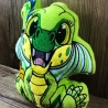 Stickdatei ITH Drache Flipp für Rahmen 20 x 30 cm