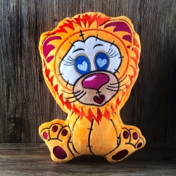 Stickdatei ITH Löwe CASIMIR für Rahmen 16×26 cm