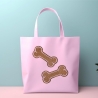 Stickdatei Hunde Knochen in 6 Größen, Maschinenstickdatei