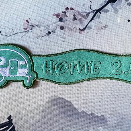 Stickdatei 3D-Anhänger HOME 2.0 , 3D-Stick, Lesezeichen