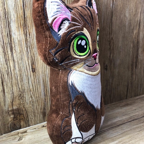 Stickdatei ITH Katze Morle für Rahmen 20×30 cm