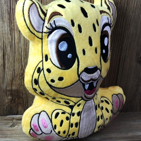 Stickdatei ITH Gepard Milly für Rahmen 16×26 cm