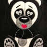 Stickdatei ITH Panda SMOKY für Rahmen 16×26 cm
