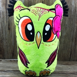 Stickdatei ITH Eule Blume für Rahmen 16×26 cm