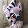 Stickdatei ITH Lemur Julien für Rahmen 20x30 cm