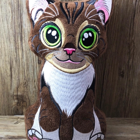 Stickdatei ITH Katze Morle für Rahmen 20×30 cm