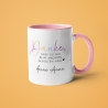 Tasse mit Wunschnamen - Danke dass du mir beim wachsen geholfen hast - Kindergarten Abschied - Tasse Erzieherin - Personalisiert - Geschenk