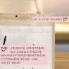 Lehrerin mit Herz Tasche mit Namen - kleines Geschenk - Dankeschön Juteasche Abschiedsgeschenk - Beste Lehrerin mit Wunschtext