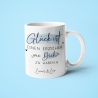 Personalisierte Tasse: Glück ist einen Erzieher wie dich zu haben.Perfektes Geschenk zum Geburtstag, Ostern, Weihnachten oder zum Abschied