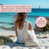 Weltbeste Mama Tasche Stoffbeutel - mit Wunschname - Einkaufstasche - Geschenkidee für deine Mutter zum Geburtstag Muttertag Personalisiert