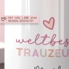 Weltbeste Trauzeugin Tasse mit Namen - Geschenk personalisiert Geschenk Trauzeugin Brautjungfer zum Geburtstag, Ostern, Weihnachten