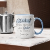 Personalisierte Tasse mit Spruch Glück ist einen Erzieher wie dich zu haben zum Geburtstag, Geschenk, Ostern, Weihnachtsgeschenk, Abschied