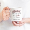 Personalisierte Tasse: Glück ist einen Freund wie dich zu haben. Perfektes Geschenk zum Geburtstag, zu Ostern oder Weihnachten.