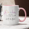Personalisierte Tasse Danke für die Schöne Zeit - Geschenk zum Abschied Kollege Lehrerin Kollegin Freundin Abschiedsgeschenk Jobwechsel