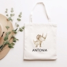 Dinosaurier Dino Stofftasche Tasche Styracosaurus personalisiert Kinder-Beutel als Sporttasche, Wechselwäsche, Stoffbeutel Kita & Schule