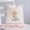Personalisiert Meerjungfrau Einschulung Stofftasche Kindergarten Wäschebeutel Kinder-Beutel mit Wunschnamen für Schule, Wechselwäsche