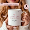 Weltbeste Trauzeugin Tasse mit Namen - Geschenk personalisiert Geschenk Trauzeugin Brautjungfer zum Geburtstag, Ostern, Weihnachten