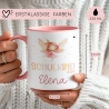 Ballerina Schulkind 2024 Kindertasse Fee Name Tasse Kind Kindergeschirr personalisiert Kinder Geschenk Kakao Geburtstagsgeschenk