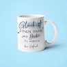 Personalisierte Tasse zum Vatertag mit Spruch Glück ist einen Papa wie dich zu haben Geburtstag, Geschenk, Ostern, oder Weihnachtsgeschenk