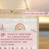 Endlich Schulkind Tasche 2024 personalisiert mit Namen Schultasche, Geschenk Einschulung, personalisierte Jutetasche, Einschulungsgeschenk