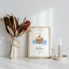 Personalisiertes Poster zur Taufe mit eigenen Namen und Taufspruch Arche Noah | Taufposter| Geschenk zur Taufe | Geschenk für Patenkind