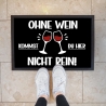 Fußmatte Lustig Sprüche Fussmatte und Schmutzfangmatte Türmatte Teppich Geschenk - Willkommen wäre übertrieben - Einbrechen lohnt sich nicht