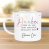 Tasse mit Wunschnamen - Danke dass du mir beim wachsen geholfen hast - Kindergarten Abschied - Tasse Erzieherin - Personalisiert - Geschenk