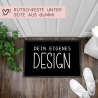 Personalisierte Fußmatte mit Name & Foto -Eigene Fußmatte erstellen - Selbst gestalten nach Wunsch - Individuelle Fußmatten - 60x40 cm