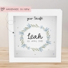 Konfirmation Holz Spardose Taufe personalisiert mit Namen zur Geburt Kommunion Konfirmation eines Kindes mit Taufspruch als Geldgeschenk