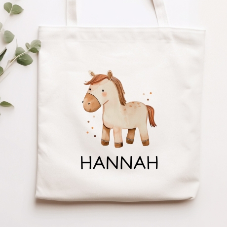 Einschulung Stofftasche mit Wunschnamen personalisiert Kinder-Beutel als Sporttasche, Wechselwäsche, Stoffbeutel Kita, Schule & Kindergarten