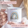 Danke das du mir beim Wachsen geholfen hast - Regenbogen - Abschiedsgeschenk für Erzieherin Geschenk Abschiedsgeschenk Lehrerin Emaille