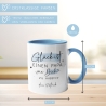 Tasse zum Vatertag personalisiert  mit Spruch Glück ist einen Papa wie dich zu haben Geburtstag, Geschenk, Ostern, Weihnachtsgeschenk