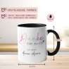Danke für alles Personalisierte Tasse -mit eigenen Wunschtext. Kaffee-Tasse Dankeschön-Geschenke Vatertag Muttertag Geburtstag Erzieher