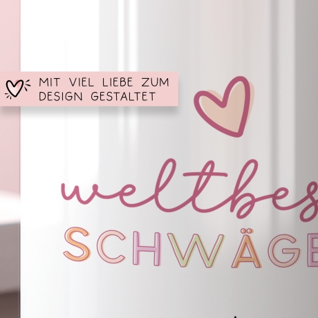Weltbeste Schwägerin Tasse mit Namen - Personalisierte Schwägerin Tasse Kaffeetasse Geschenk Keramik  Geburtstagsgeschenk
