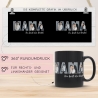 Personalisierte Foto Tasse Mama personalisiert zum Muttertag Weihnachten - Fototasse mit eigenen Bildern selbst gestalten - Geschenk - 325ml