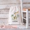 Personalisierter Turnbeutel Dinosaurier Dino Pteranodon mit Wunschnamen |Rucksack für Schule, Kindergarten, KITA, Wäschebeutel,Sportbeutel