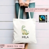 Brontosaurus Turnbeutel Dino Dinosaurier Personalisiert mit Wunschnamen | Rucksack Schule, Kindergarten, KITA, Wäschebeutel, Sportbeutel