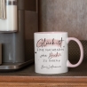 Handgefertigte Personalisierte Tasse – Glück ist eine NACHBARIN wie dich zu haben - Geschenk zum, Geburtstag, Ostern, Weihnachten mit Name