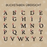 Personalisierte Keramik Tasse Weihnachten Nikolaus - Monogramm - Anfangsbuchstabe - Frohe Weihnachten - Merry Christmas - Glühwein - Becher