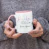 Personalisierte Tasse - Danke dass du mir beim wachsen geholfen hast - Erzieherin Tasse - Tasse Erzieherin Abschied - Wunschnamen - Geschenk