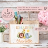 Schulkind 2024 Tasche, Zoo, Löwe Giraffe, Elefant, Schultasche, Geschenk Einschulung, personalisierte Jutetasche, Einschulungsgeschenk