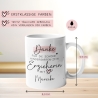 Personalisierte Tasse  Danke für die schöne Kindergarten-Zeit - Geschenk für Erzieher und Erzieherin mit Herz - Geschenke Namen KITA KIGA