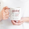Handgefertigte Personalisierte Tasse – Glück ist eine COUSINE wie dich zu haben - Geschenk zum Geburtstag, Ostern, Weihnachten - Wunschnamen