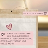 Weltbeste Freundin Tasche Stoffbeutel Jute - mit Wunschname - Einkaufstasche - Beste Freundin BFF Geschenkidee Geburtstag - Personalisiert