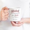 Personalisierte Tasse mit Wunschnamen – Glück ist eine PATENTANTE wie dich zu haben - Geschenk zum Muttertag Geburtstag, Ostern, Weihnachten