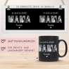 Personalisierte Foto Tasse Mama personalisiert zum Muttertag Weihnachten - Fototasse mit eigenen Bildern selbst gestalten - Geschenk - 325ml
