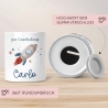 Einschulung Spardose Rakete für Kinder - Personalisiert Rakete Weltraum und Namen - Geschenk für Junge & Mädchen zur Einschulung Schule