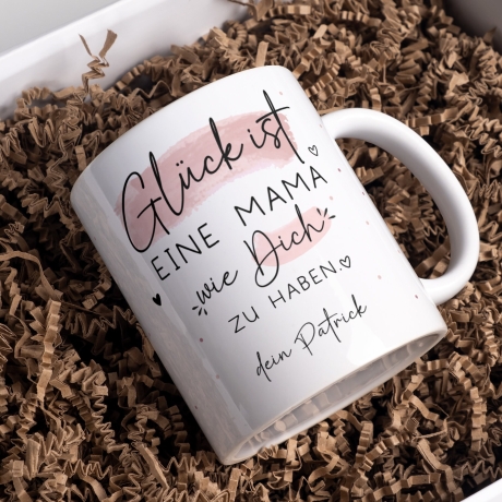 Personalisierte Tasse Mama Muttertag – Geschenk zum Muttertag, Geburtstag, Ostern, oder Weihnachten - mit Wunschnamen, Tasse mit Namen, Name